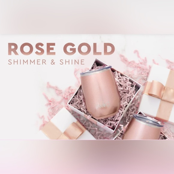 Swig Rose Gold Stainless Steel Stemless Cup - Picture 2 of 4